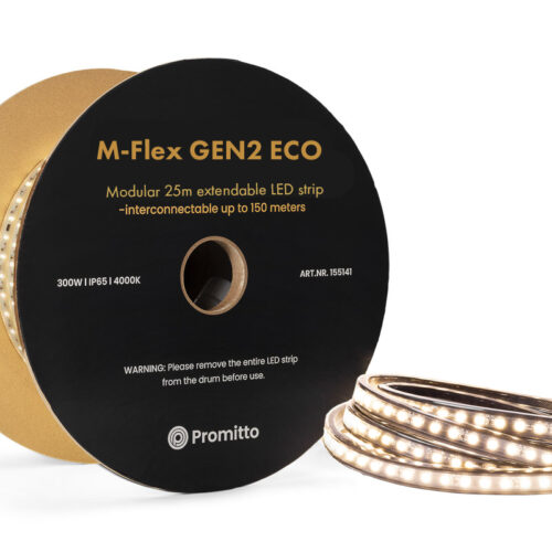 50M M-Flex ECO (2x25M), 4000K, 900LM/M, 144LED/M, IP65