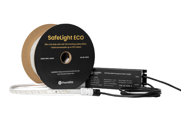 Emergency Power Supply with Promitto LED-strip